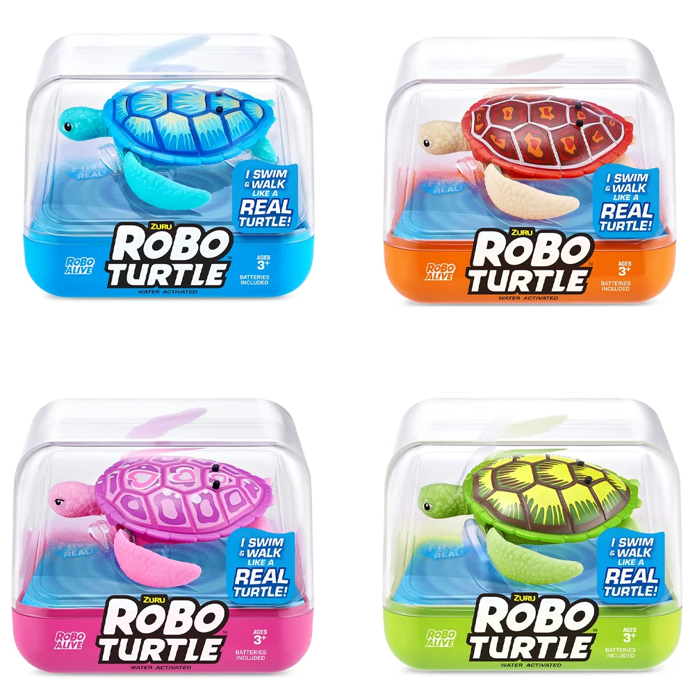 Robo Alive Robo Turtle Robotic Swimming Turtle Water Activated Comes with Batteries Kids Toys Electronic Toys Electronic Pets
Robo Alive Robo Turtle Robotic Swimming Turtle Water Activated Comes with Batteries Kids Toys Electronic Toys Electronic Pets