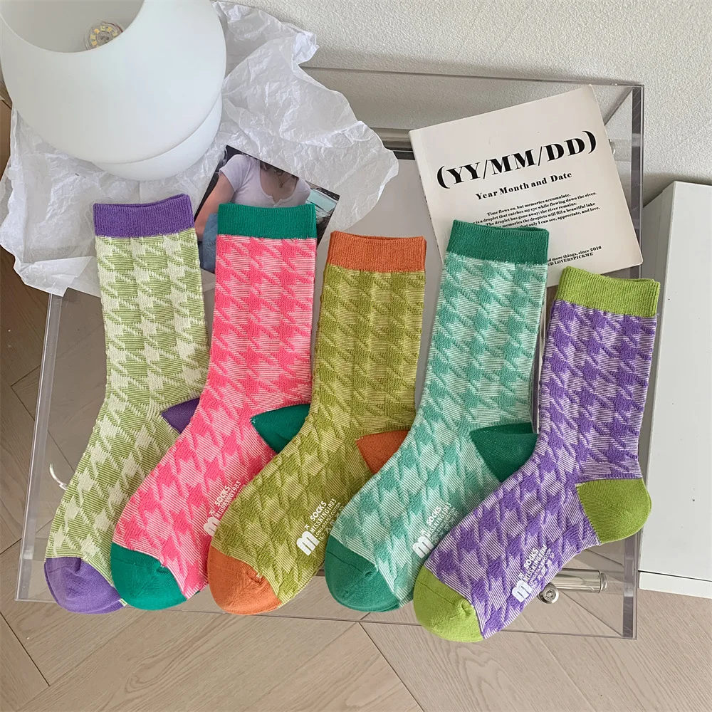 Fashion Socks For Women Fresh New Spring Colorful Socks Breathable Casual Korean Style Mixed-Color Long Ladies Crew Socks Flower
Fashion Socks For Women Fresh New Spring Colorful Socks Breathable Casual Korean Style Mixed-Color Long Ladies Crew Socks Flower