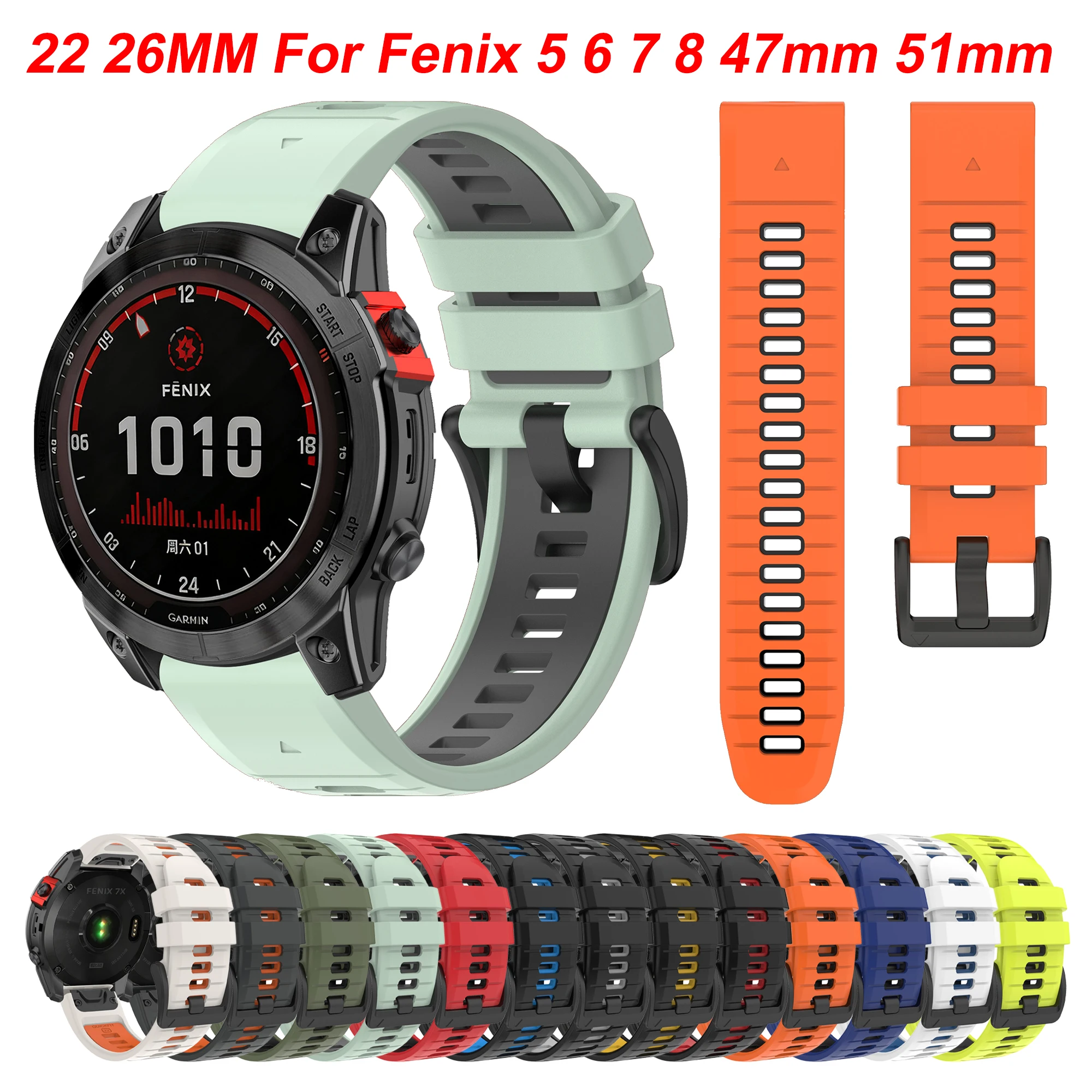 For Gamrin Fenix 7 Pro Watch Strap Bracelet for Fenix 7X 6X 6 Pro 5 5X Plus Fenix 8 Epix Pro Tactix 8 7 47 51mm QuickFit 22 26mm
For Gamrin Fenix 7 Pro Watch Strap Bracelet for Fenix 7X 6X 6 Pro 5 5X Plus Fenix 8 Epix Pro Tactix 8 7 47 51mm QuickFit 22 26mm