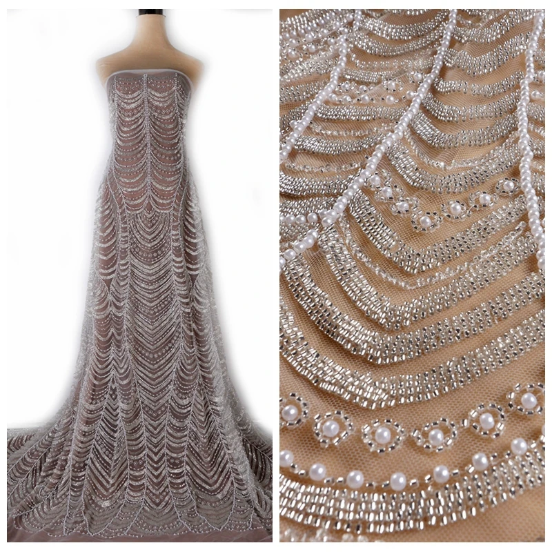 Fashion new white wavy silver bead white bubble bead machine plus bead fabric skirt wedding dress performance dress accessories
Fashion new white wavy silver bead white bubble bead machine plus bead fabric skirt wedding dress performance dress accessories