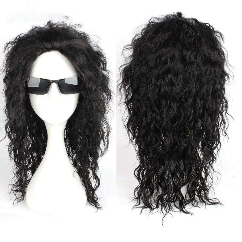 Anime Michael Jackson Cosplay Michael Cosplay Black Wig Role Play Medium Long Curly Black Hair Wig Halloween Gifts
Anime Michael Jackson Cosplay Michael Cosplay Black Wig Role Play Medium Long Curly Black Hair Wig Halloween Gifts