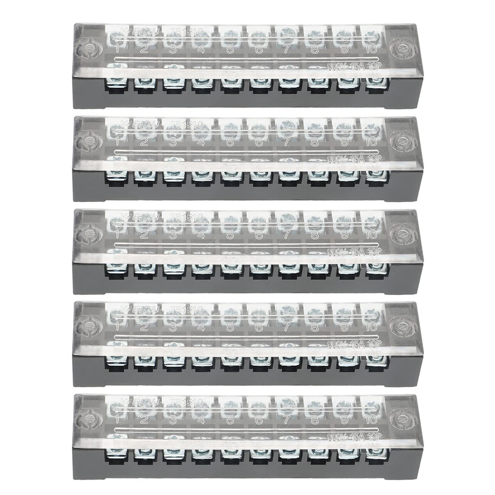 5Pcs Fixed Terminal Block 1510 Durable Electrical Connector Strip for Stable Wiring Connections Industrial Home
5Pcs Fixed Terminal Block 1510 Durable Electrical Connector Strip for Stable Wiring Connections Industrial Home
