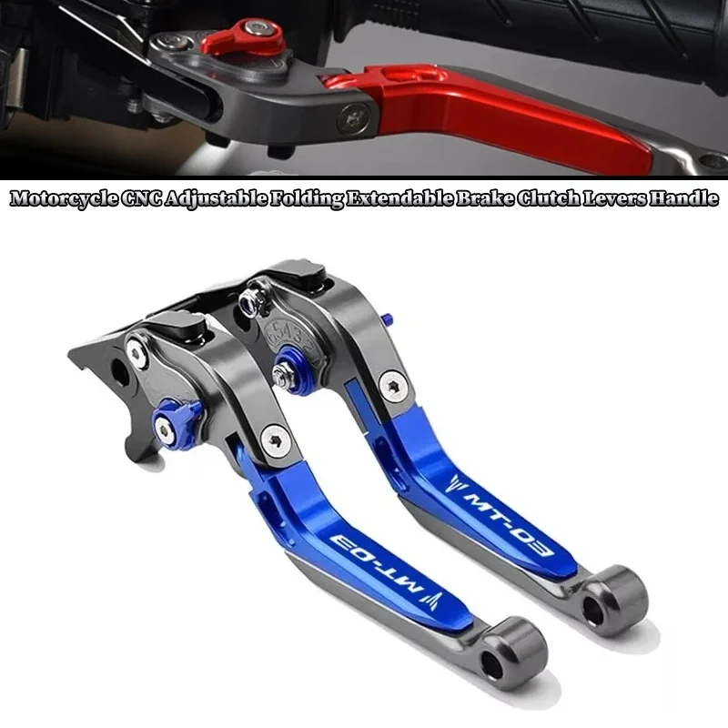 Motorcycle Accessories Clutch Lever Brake Lever Set Adjustable Folding Handle Levers For YAMAHA MT03 MT-03 2015-2023 2022 2021
Motorcycle Accessories Clutch Lever Brake Lever Set Adjustable Folding Handle Levers For YAMAHA MT03 MT-03 2015-2023 2022 2021