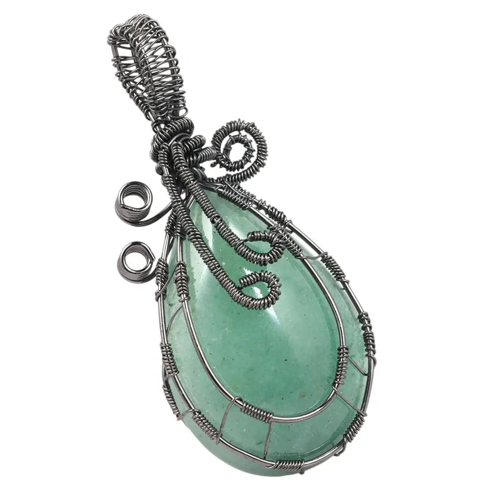 Handmade Copper Wire Wrapped Teardrop Crystal Reiki Healing Stone Classic Shape of the Pipa Instrument Pendant Ornament
Handmade Copper Wire Wrapped Teardrop Crystal Reiki Healing Stone Classic Shape of the Pipa Instrument Pendant Ornament