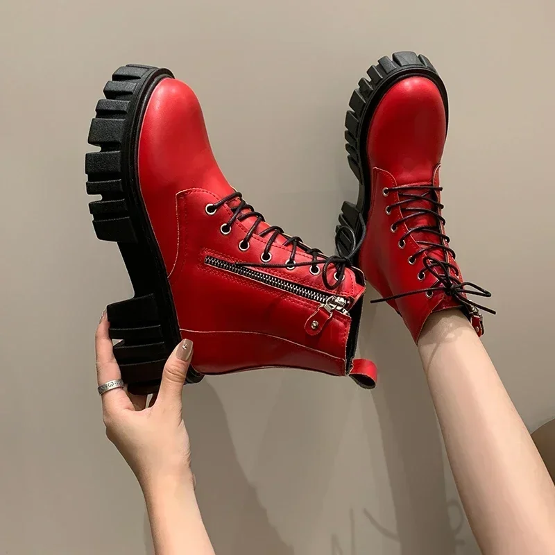Ladies Shoes on 2024 Ankle Women's Boots Classics Modern Boots Women Cross-tied Round Toe Side Zip Med Heel Shoes Female
Ladies Shoes on 2024 Ankle Women's Boots Classics Modern Boots Women Cross-tied Round Toe Side Zip Med Heel Shoes Female
