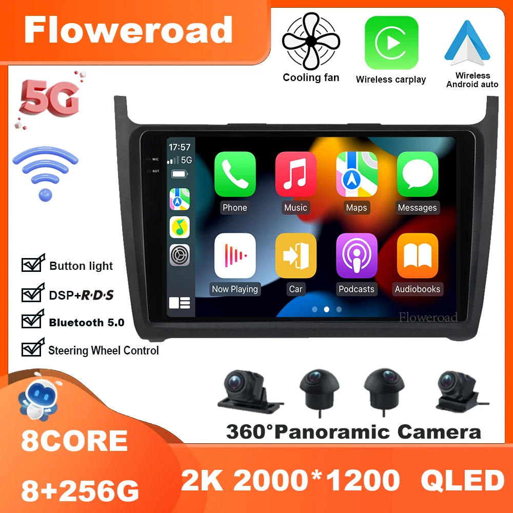 9 Inch Android 13 For Volkswagen POLO 5 2008-2020 Car Radio Multimedia Video Navigation stereo GPS Carplay Auto BT5.0
9 Inch Android 13 For Volkswagen POLO 5 2008-2020 Car Radio Multimedia Video Navigation stereo GPS Carplay Auto BT5.0