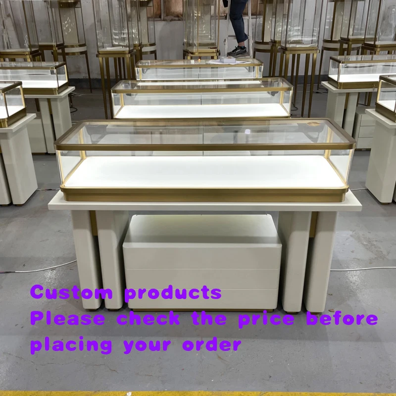 custom.Luxury Stainless Steel Perfume Watch Jewelry Display Cabinet Modern Glass Jewellery Showcase Counter Jewelry
custom.Luxury Stainless Steel Perfume Watch Jewelry Display Cabinet Modern Glass Jewellery Showcase Counter Jewelry