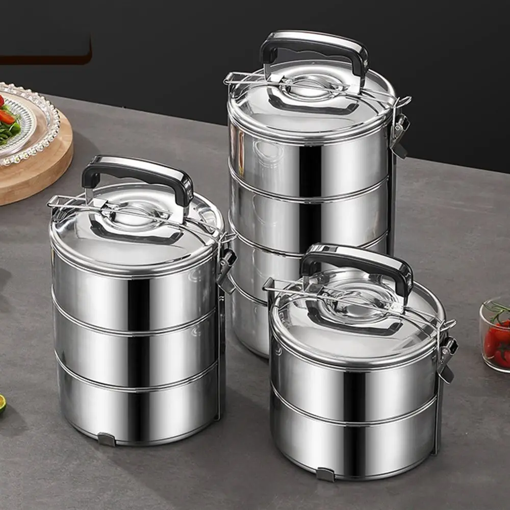 Stackable Lunch Snack Box Stainless Steel Thermal Compartment Keep Warm Cylinder Reusable Portable Insulated Food Container
Stackable Lunch Snack Box Stainless Steel Thermal Compartment Keep Warm Cylinder Reusable Portable Insulated Food Container