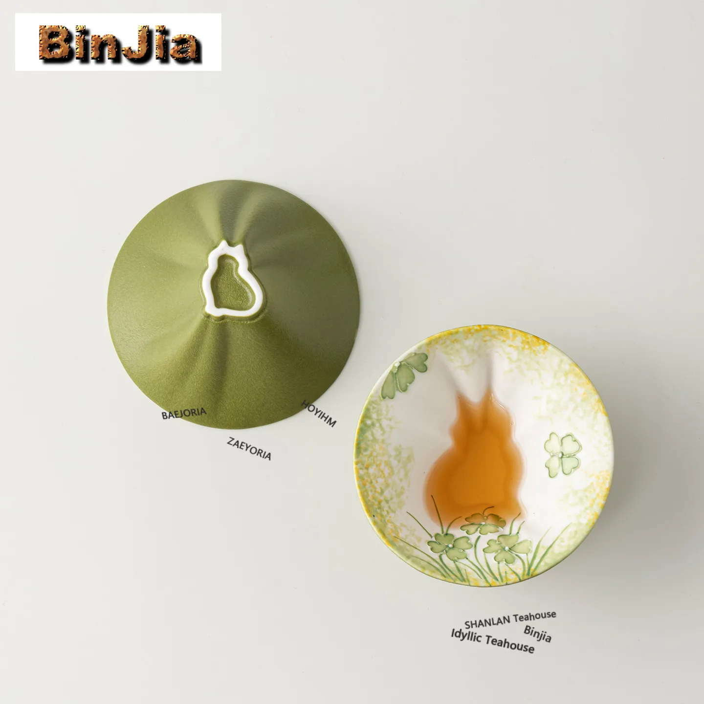 70ml Green Clover Cat Teacup Aesthetic Tea Bowl Set Of Cups Tea-tasting Smelling Cup Jianzhan Master Cups Tieguanyin Tableware
70ml Green Clover Cat Teacup Aesthetic Tea Bowl Set Of Cups Tea-tasting Smelling Cup Jianzhan Master Cups Tieguanyin Tableware
