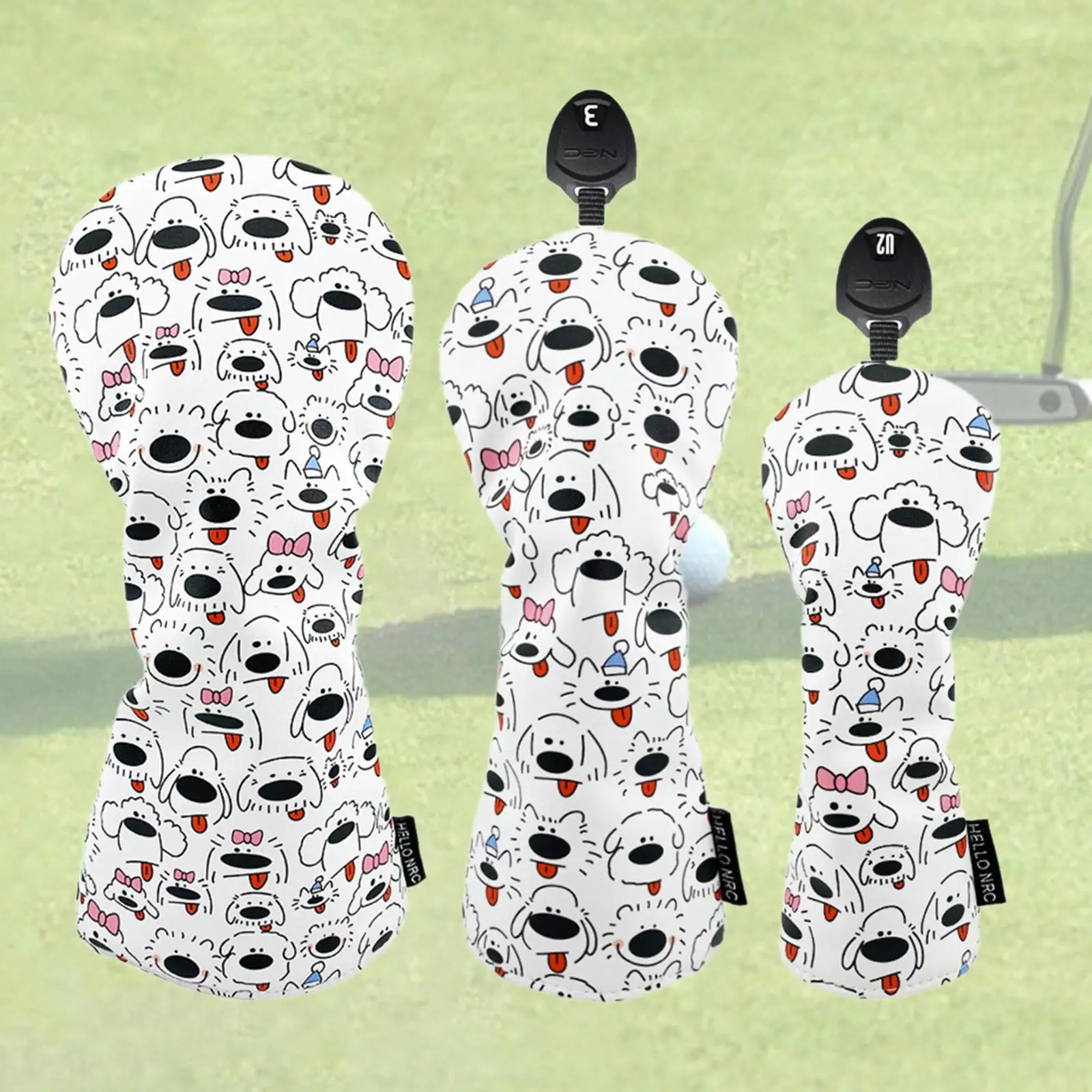 Golf Wood Headcover, Golf Club Head Cover Funny Cute Golf Training Supplies Protective Sleeve Golf Club Protector for Golfer
Golf Wood Headcover, Golf Club Head Cover Funny Cute Golf Training Supplies Protective Sleeve Golf Club Protector for Golfer