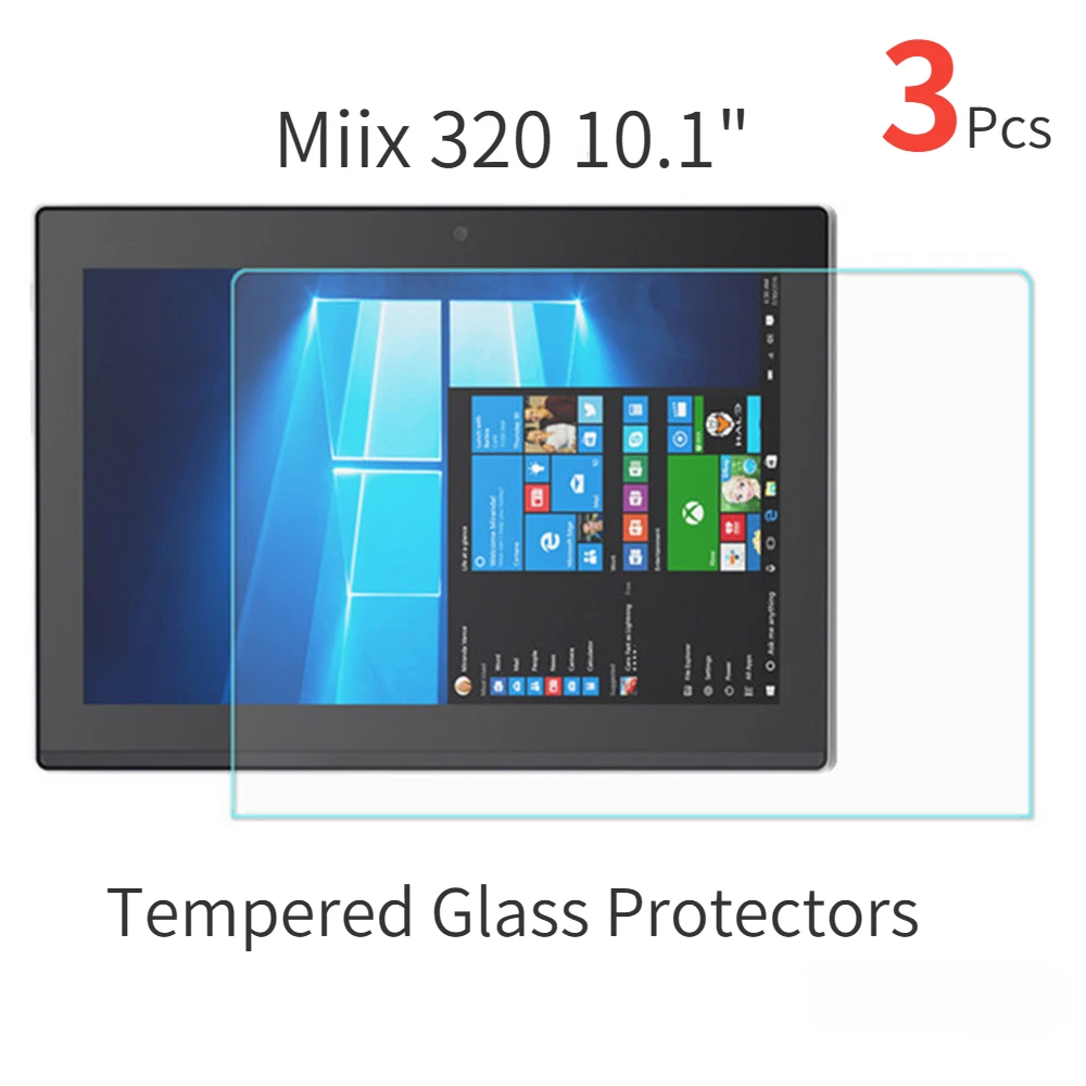 3Piece Tempered Glass for Lenovo Miix320 Tablet Screen Protectors Transparent 9H Hardness Anti-Scratch Glass Film
3Piece Tempered Glass for Lenovo Miix320 Tablet Screen Protectors Transparent 9H Hardness Anti-Scratch Glass Film