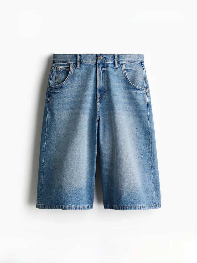 Loose Straight Leg Men's Jeans Comfortable Fashionable Summer Shorts H&M Cotton mid High Waist Button Spring Trendy
Loose Straight Leg Men's Jeans Comfortable Fashionable Summer Shorts H&M Cotton mid High Waist Button Spring Trendy