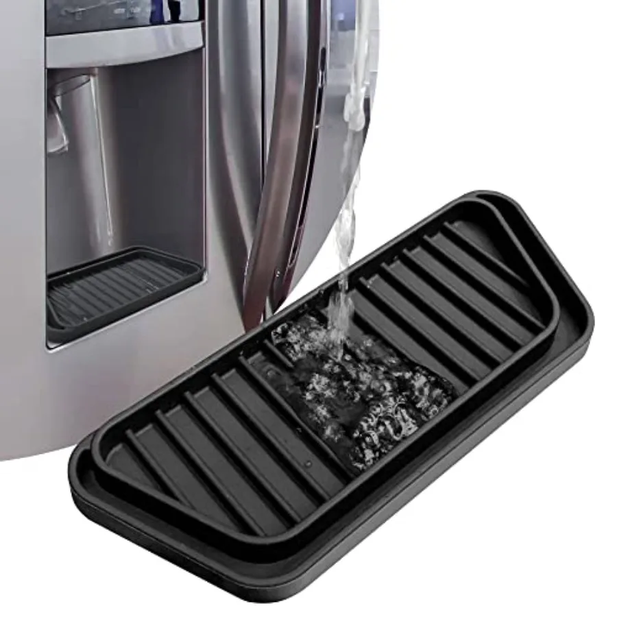 Refrigerator Drip Catcher Tray, Protector Ice and Water Dispenser Pan, Fridge Spills Water Pad Catch Basin for Drainage Rectang
Refrigerator Drip Catcher Tray, Protector Ice and Water Dispenser Pan, Fridge Spills Water Pad Catch Basin for Drainage Rectang