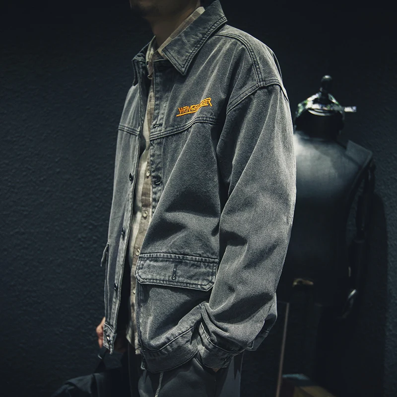 Spring Autumn Denim Jacket Men Ripped Cowboy Jackets Coat Male Solid Casual Coats Cotton Hip Hop Jeans Jacket Plus Size A35
Spring Autumn Denim Jacket Men Ripped Cowboy Jackets Coat Male Solid Casual Coats Cotton Hip Hop Jeans Jacket Plus Size A35