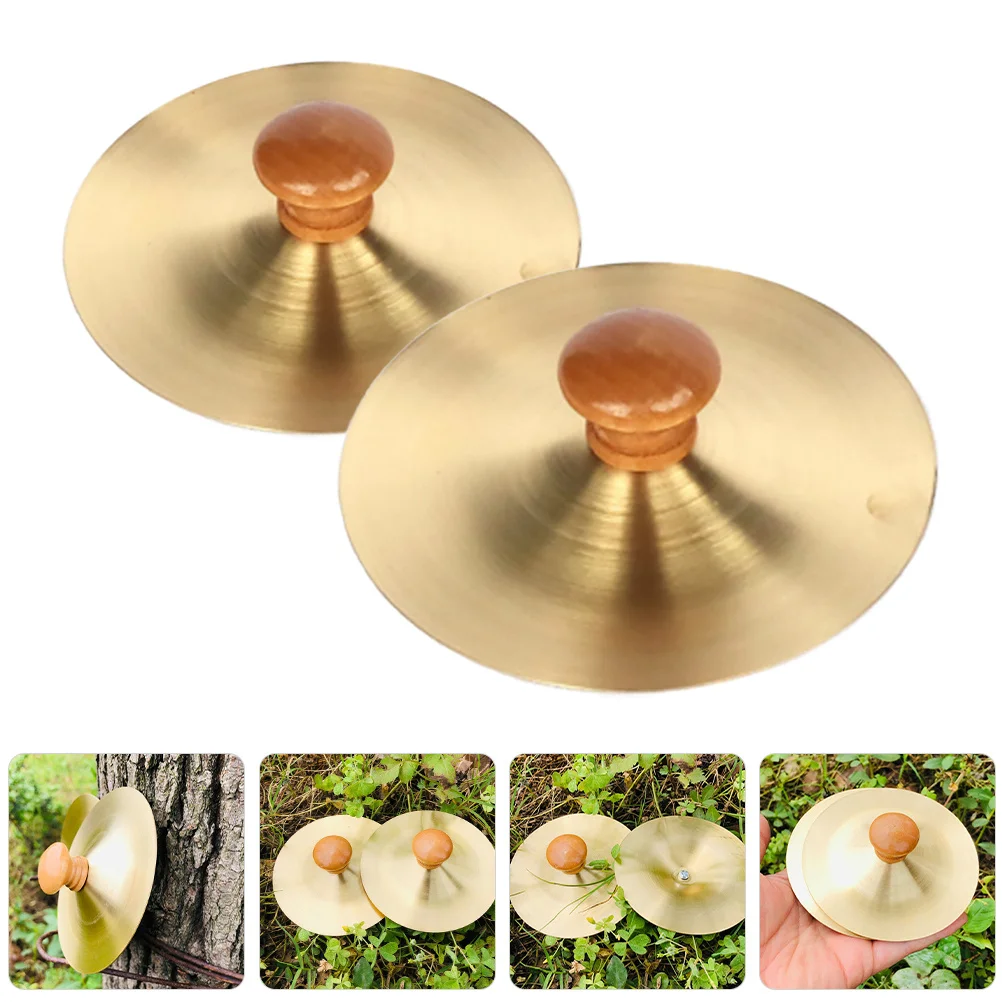 2Pcs Finger Cymbals Children Mini Wooden Copper Small Percussion Instrument Belly Dancing Party Handheld Performance Instrument
2Pcs Finger Cymbals Children Mini Wooden Copper Small Percussion Instrument Belly Dancing Party Handheld Performance Instrument