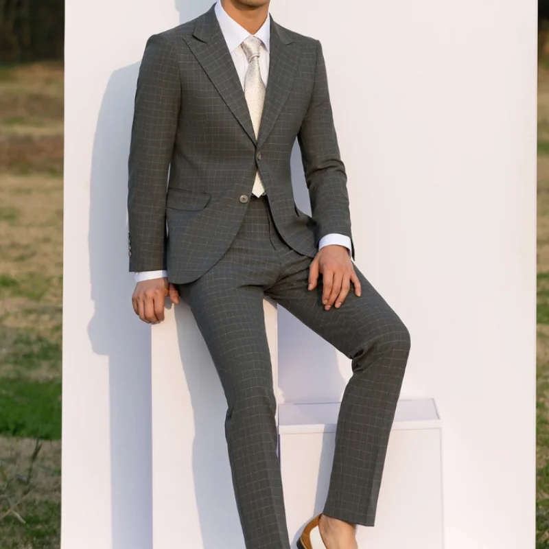 Luxury Men's 2-piece Suit, Comfortable And Slim Fit, Suitable For Daily And Work Use, The Best Gift For Men
Luxury Men's 2-piece Suit, Comfortable And Slim Fit, Suitable For Daily And Work Use, The Best Gift For Men