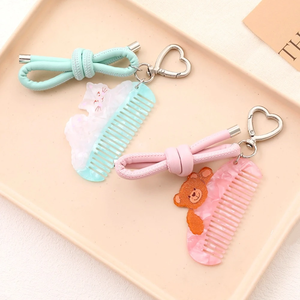 with Keychain Acetate Comb Pendant Bear Cat Animal Makeup Comb Hair Styling Tool Wide Toothed Hairdressing Combs Student
with Keychain Acetate Comb Pendant Bear Cat Animal Makeup Comb Hair Styling Tool Wide Toothed Hairdressing Combs Student