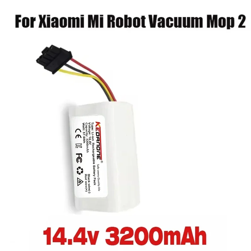For XiaoMi Mop 2 Lite Robot Vacuum Cleaner Parts MJSTL 14.4V Li-ion Rechargeable Battery
For XiaoMi Mop 2 Lite Robot Vacuum Cleaner Parts MJSTL 14.4V Li-ion Rechargeable Battery