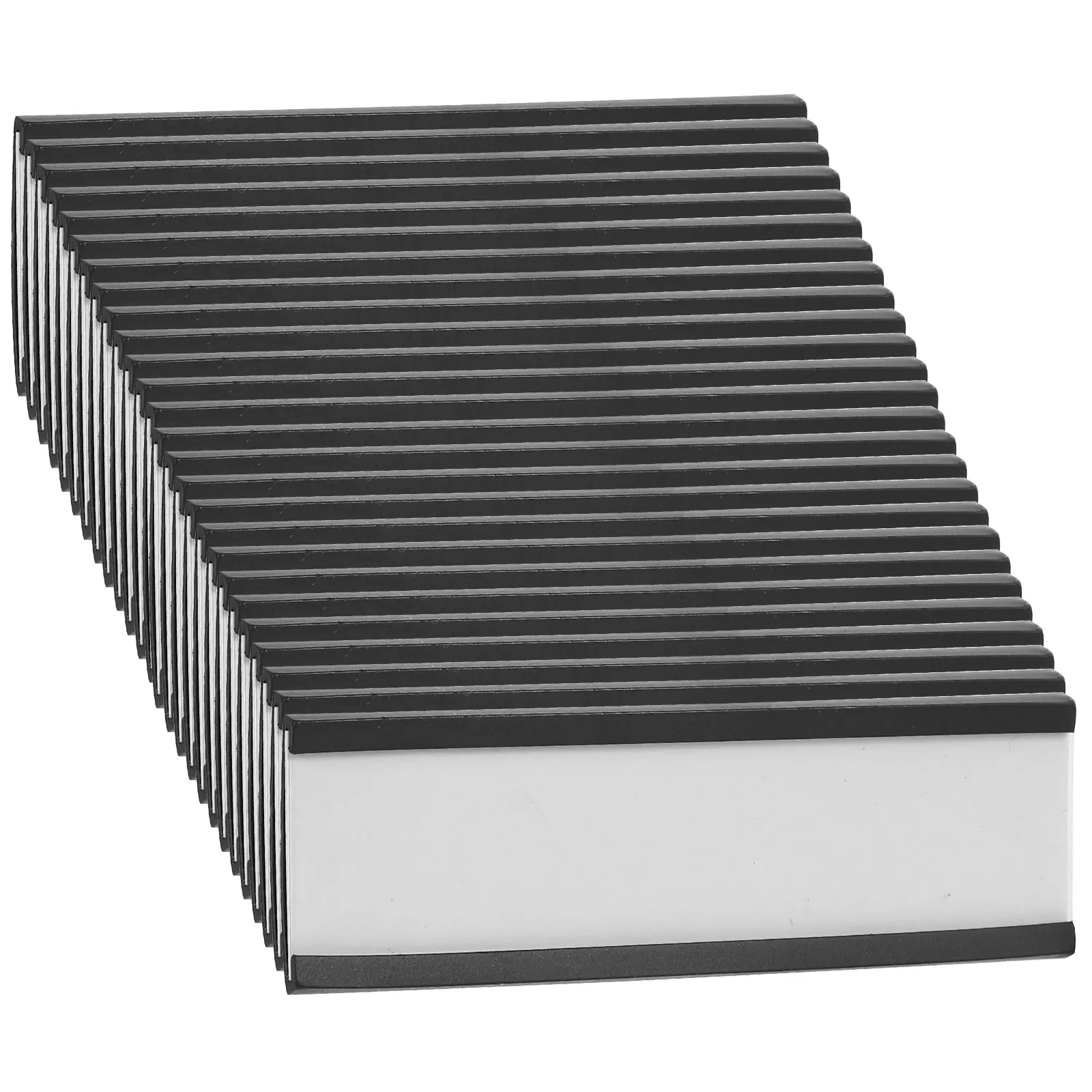 30pcs Channel Magnetic Label Holder Clear Plug-in Covers for Warehouse Shelving Tag Racks Insert Clip Signage Office Data Holder 
30pcs Channel Magnetic Label Holder Clear Plug-in Covers for Warehouse Shelving Tag Racks Insert Clip Signage Office Data Holder