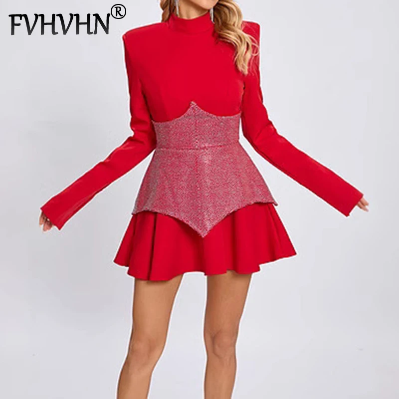 FVHVHN модное женское новое однотонное платье трапециевидной формы с длинным рукавом и круглым вырезом, вечерние платья 1A174
FVHVHN модное женское новое однотонное платье трапециевидной формы с длинным рукавом и круглым вырезом, вечерние платья 1A174