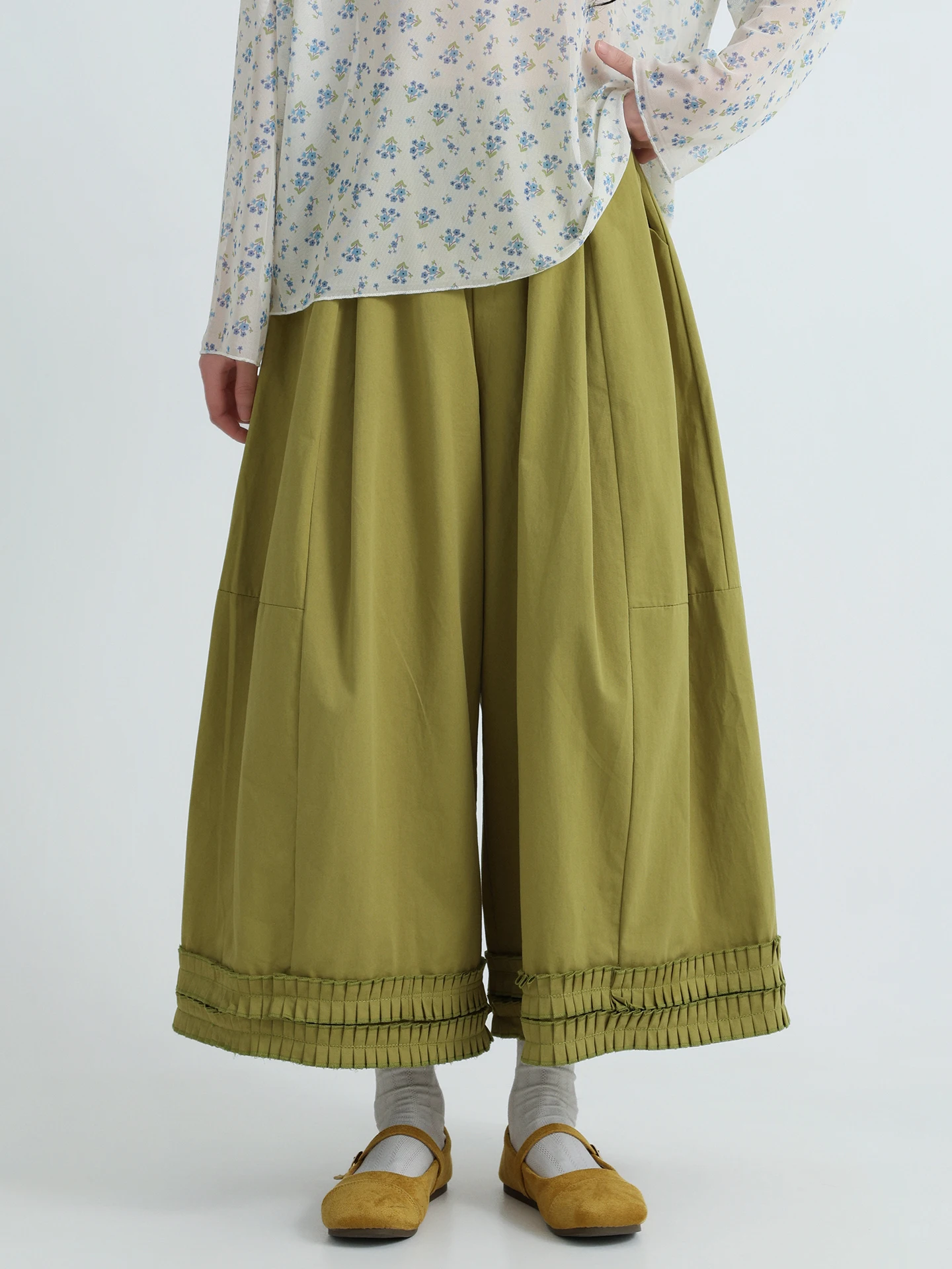 Женские летние брюки Boeren Pure Color Splice Lace Wide Leg: тонкие, универсальные, с высокой талией, из хлопка, повседневные, длиной 7/8
Женские летние брюки Boeren Pure Color Splice Lace Wide Leg: тонкие, универсальные, с высокой талией, из хлопка, повседневные, длиной 7/8