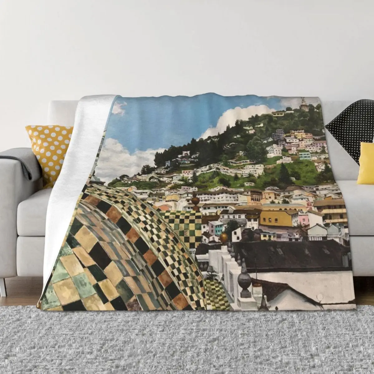 Overlooking Quito, Ecuador Throw Blanket Bed Fashionable Flannel Fabric Weighted Giant Sofa Blankets
Overlooking Quito, Ecuador Throw Blanket Bed Fashionable Flannel Fabric Weighted Giant Sofa Blankets