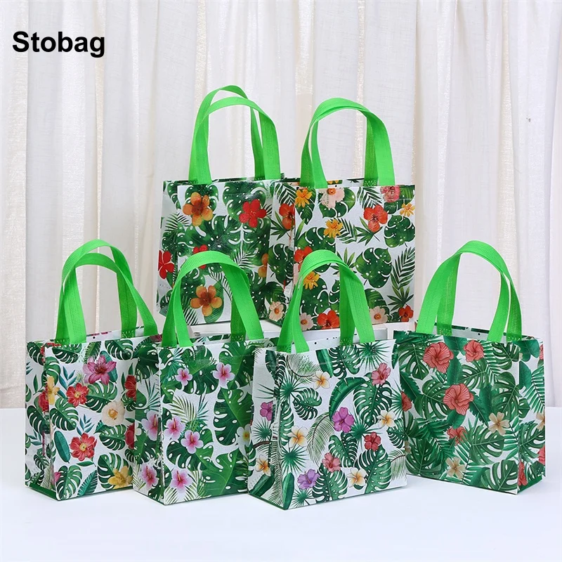 StoBag 8/20pcs Hawaii Leaf Non-woven Tote Bags Holiday Kids Child Gift Package Fabric Waterproof Storage Reusable Pouch Party
StoBag 8/20pcs Hawaii Leaf Non-woven Tote Bags Holiday Kids Child Gift Package Fabric Waterproof Storage Reusable Pouch Party