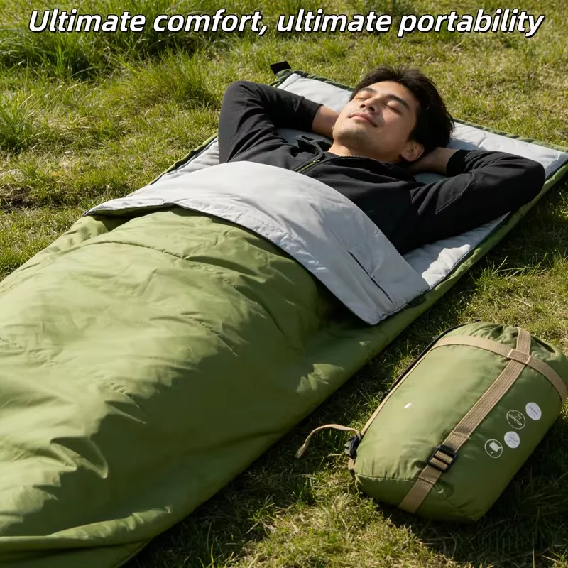 Adult Compact Sleeping Bag Ultralight Camping Hiking Beach Travel Mat 190x75cm Camping Essentials Outdoor Sleeping Gear
Adult Compact Sleeping Bag Ultralight Camping Hiking Beach Travel Mat 190x75cm Camping Essentials Outdoor Sleeping Gear