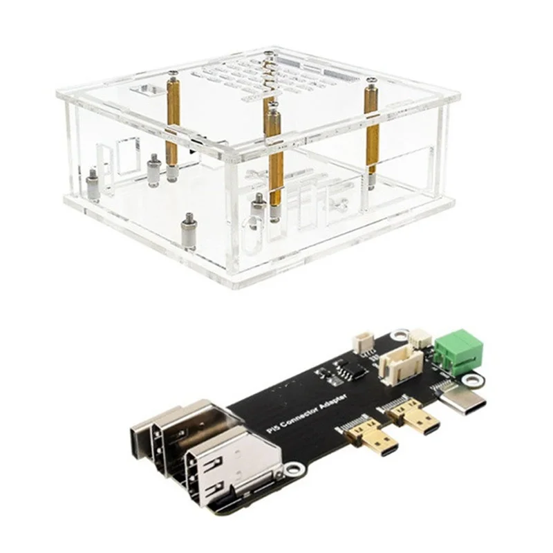 Reliablefor Raspberry Pi 5 Case + -Compatible To HD Adapter Board Support Dual 4K Output Expansion Board
Reliablefor Raspberry Pi 5 Case + -Compatible To HD Adapter Board Support Dual 4K Output Expansion Board