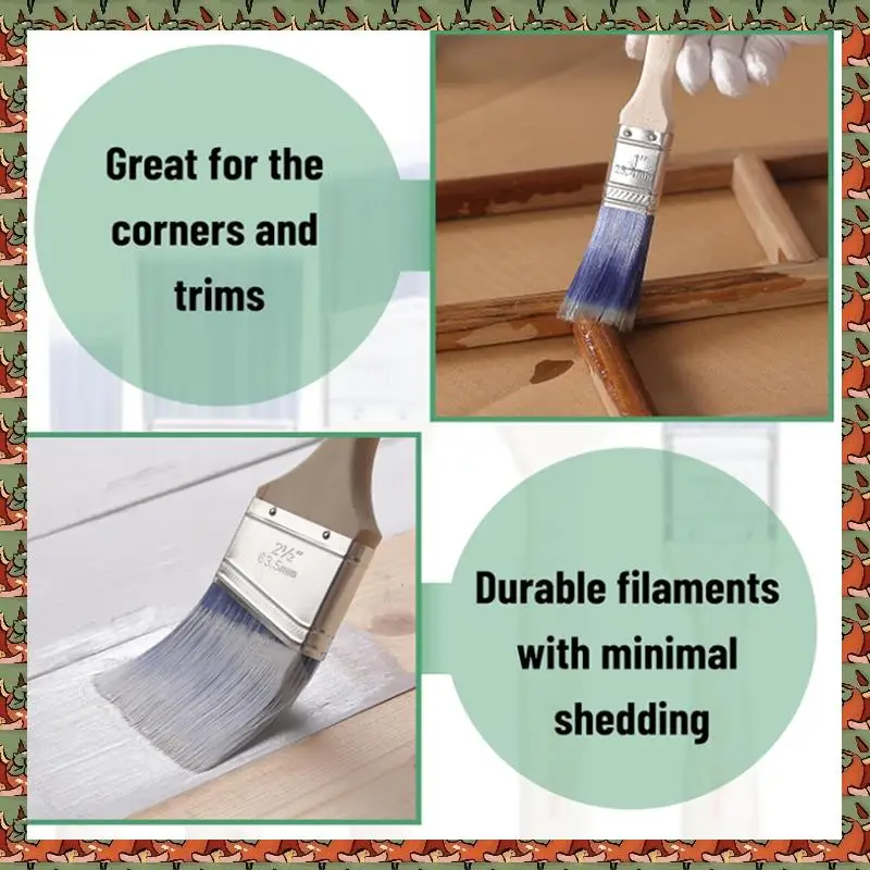 ABLQ плоские и угловые кисти разных размеров, кисти для рисования, мебельные кисти для стен, кисти для рисования стен, 5 шт. 
ABLQ плоские и угловые кисти разных размеров, кисти для рисования, мебельные кисти для стен, кисти для рисования стен, 5 шт.