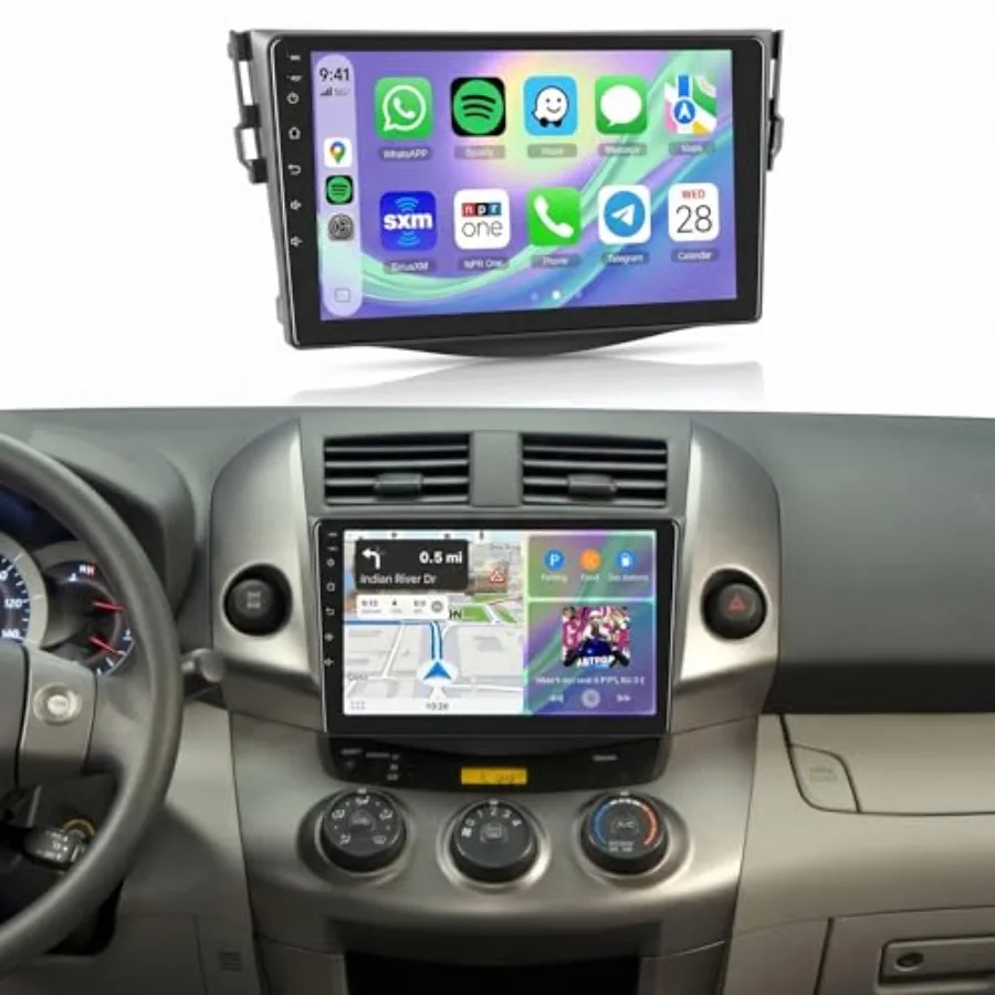 5Ghz WiFi Android 15 Car Radio for Toyota RAV4 2007-2011: 9 Inch HD IPS Screen 32-Band EQ Bluetooth 5.0 Wireless CarPlay Androi
5Ghz WiFi Android 15 Car Radio for Toyota RAV4 2007-2011: 9 Inch HD IPS Screen 32-Band EQ Bluetooth 5.0 Wireless CarPlay Androi