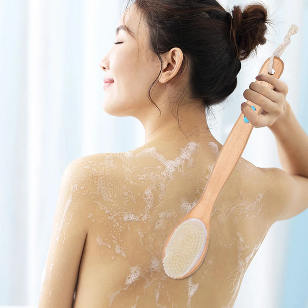 1pcs Massage Bath Brush Double-Sided Hard Bristle Silicone Wood Handle Shower Scrubber Deep Cleaning Tool For Home Bathroom Use
1pcs Massage Bath Brush Double-Sided Hard Bristle Silicone Wood Handle Shower Scrubber Deep Cleaning Tool For Home Bathroom Use