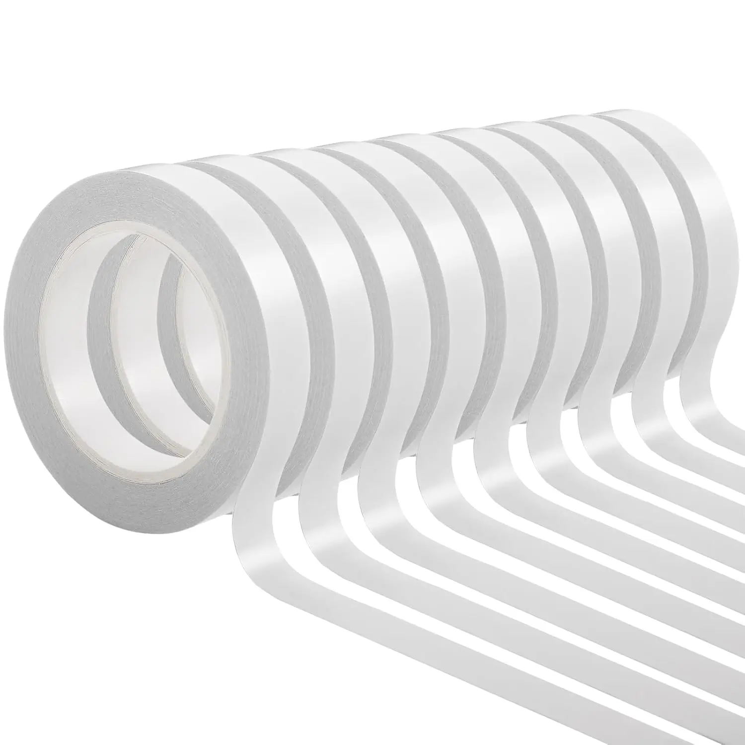 9 Rolls Double Sided Tape for Crafts, Strong Adhesive for Scrapbooking, Card Making, Gift Wrapping, 0.4in x 26.25ft
9 Rolls Double Sided Tape for Crafts, Strong Adhesive for Scrapbooking, Card Making, Gift Wrapping, 0.4in x 26.25ft
