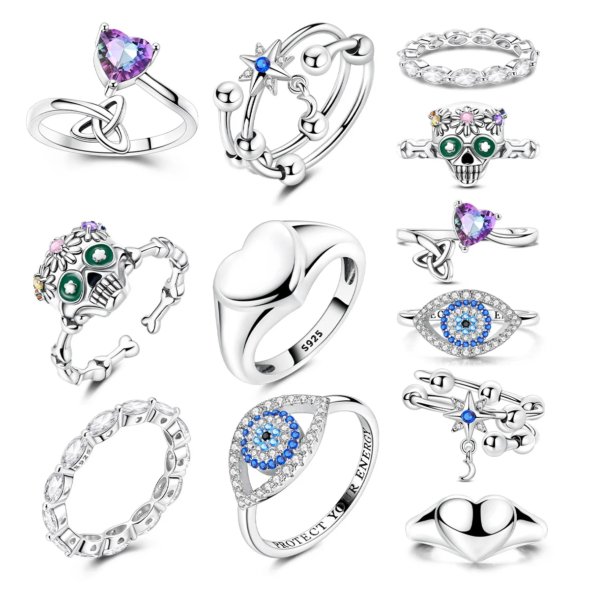 2025 New 925 Silver Ring Ring Original 925 Finger Ring DIY Women Fine Jewelry Gift
2025 New 925 Silver Ring Ring Original 925 Finger Ring DIY Women Fine Jewelry Gift