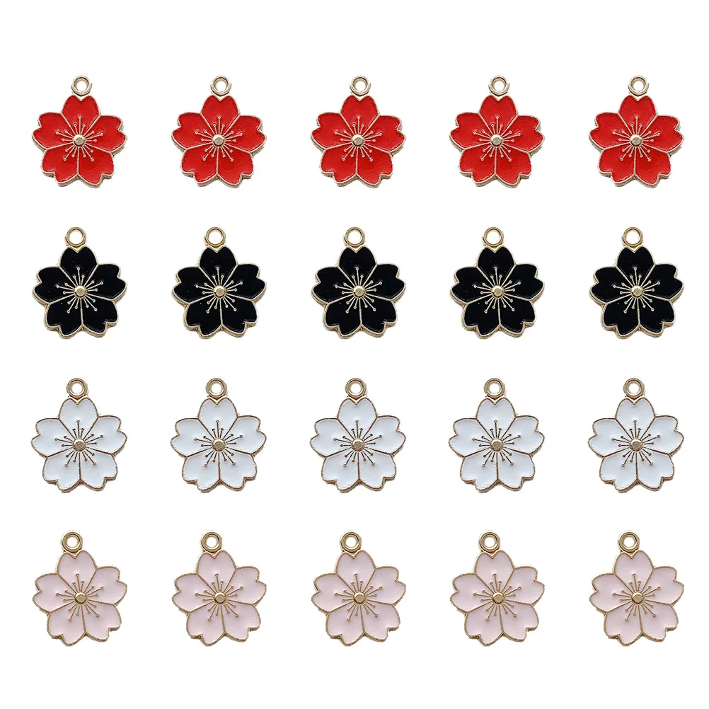 40Pcs Alloy Cherry Blossoms Pendants for Necklace Bracelet DIY Jewelry Making Accessories Charms Crafts Decorative
40Pcs Alloy Cherry Blossoms Pendants for Necklace Bracelet DIY Jewelry Making Accessories Charms Crafts Decorative