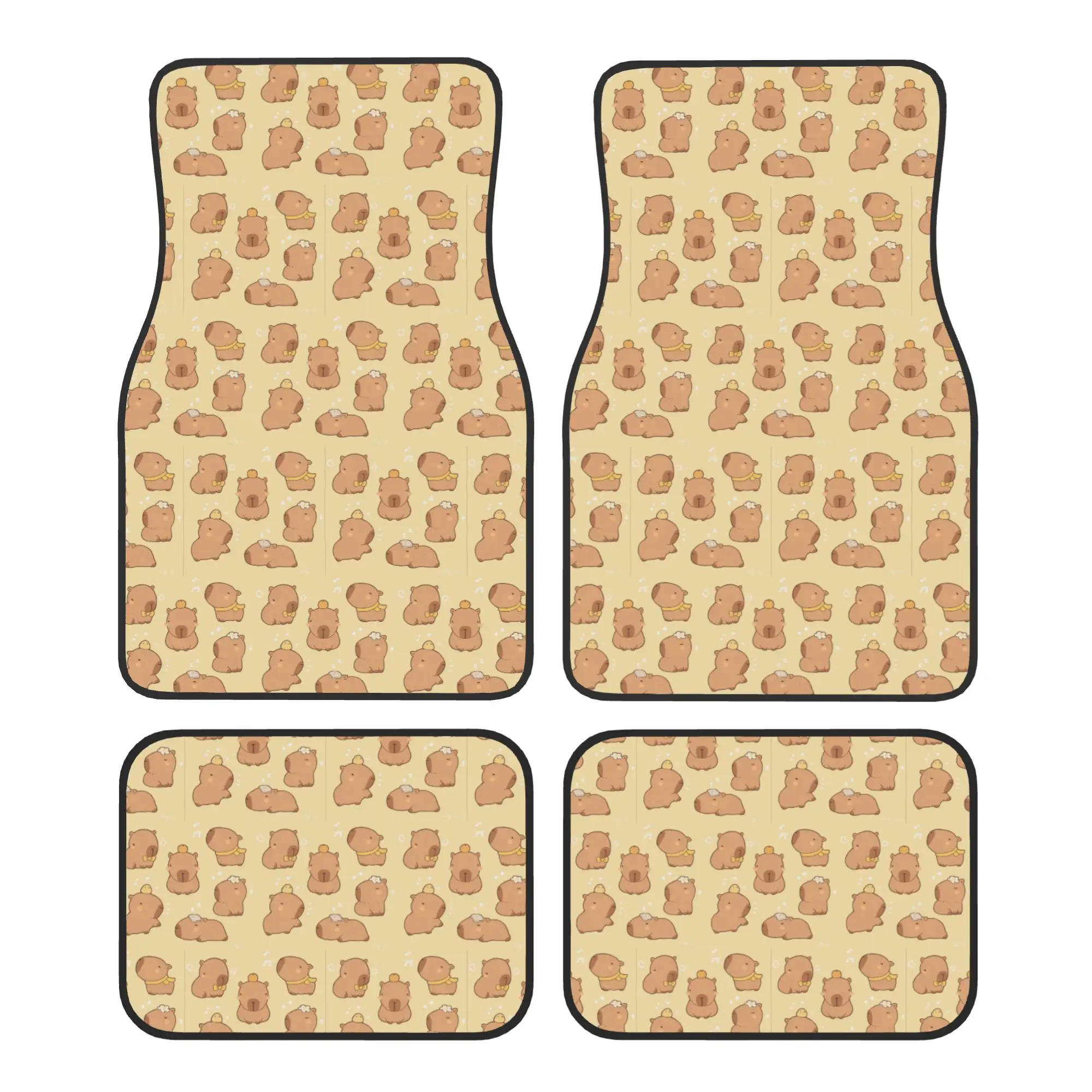 4PCS Crystal Velvet Car Floor Mats Capybara Anti Slip Car Carpet Floor Protection Universal Auto Front And Rear Foot Mats
4PCS Crystal Velvet Car Floor Mats Capybara Anti Slip Car Carpet Floor Protection Universal Auto Front And Rear Foot Mats