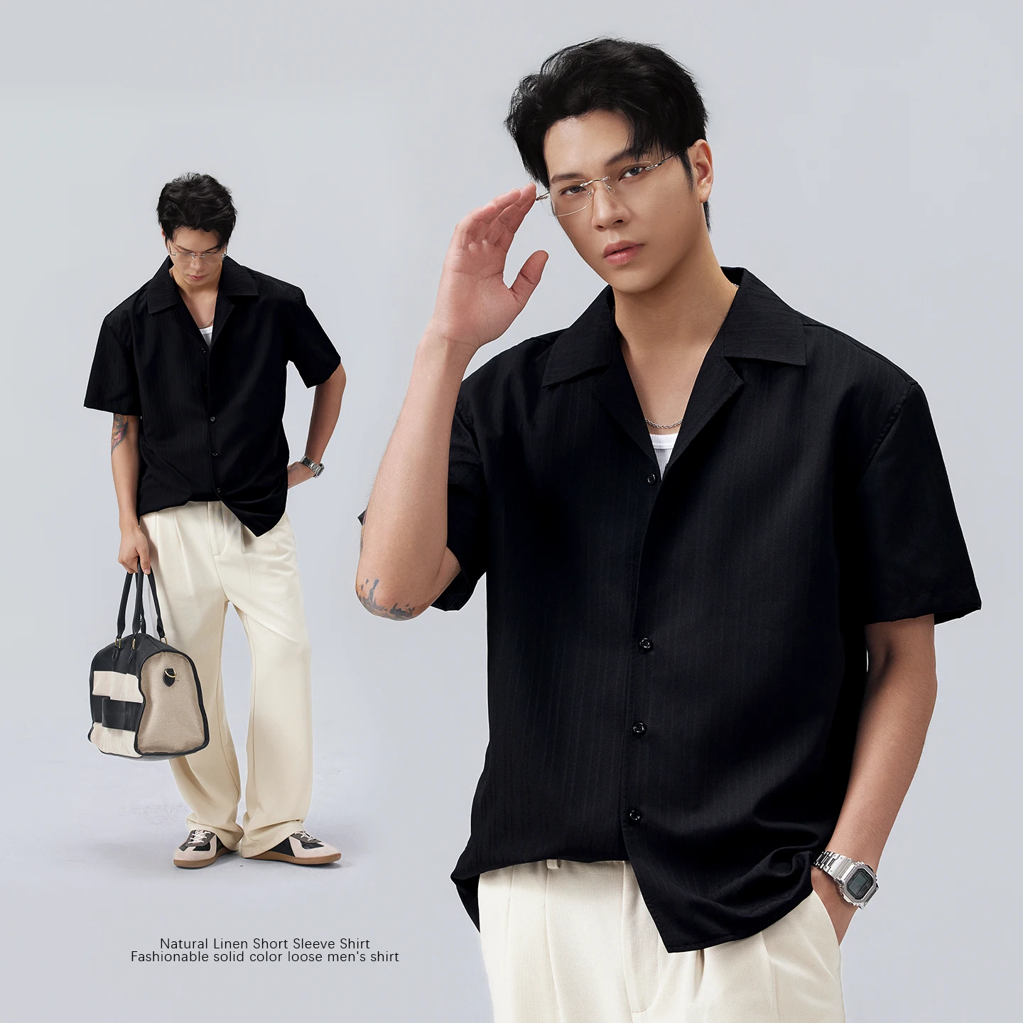 Summer Old Money Cuban Collar Striped Relaxed Fit Short Sleeve Mens Shirts Wrinkle Free Casual Lightweight Breathable Classic
Summer Old Money Cuban Collar Striped Relaxed Fit Short Sleeve Mens Shirts Wrinkle Free Casual Lightweight Breathable Classic