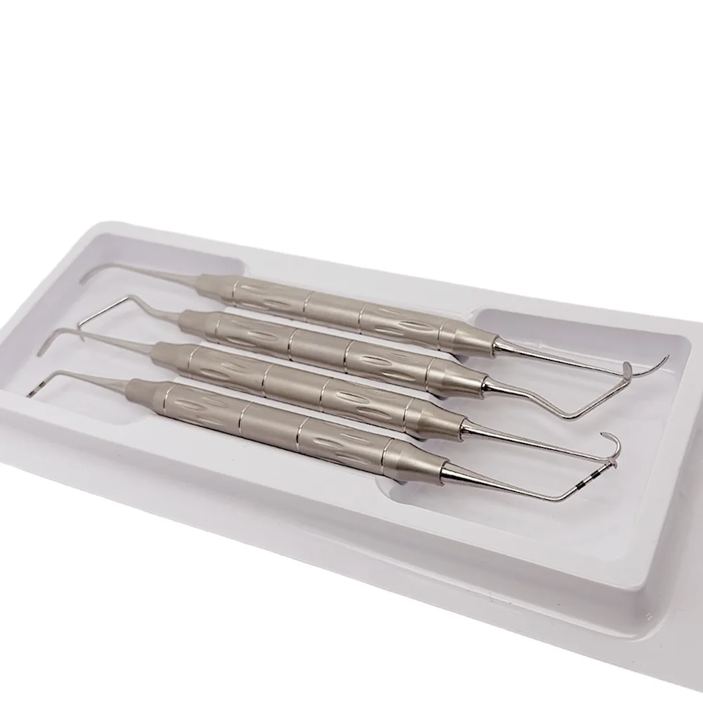 4Pcs Dental Sinus Lift Instrument Kit Surgical Bone Grafting Tools with Periosteum Separator for Implantology & Dentistry
4Pcs Dental Sinus Lift Instrument Kit Surgical Bone Grafting Tools with Periosteum Separator for Implantology & Dentistry