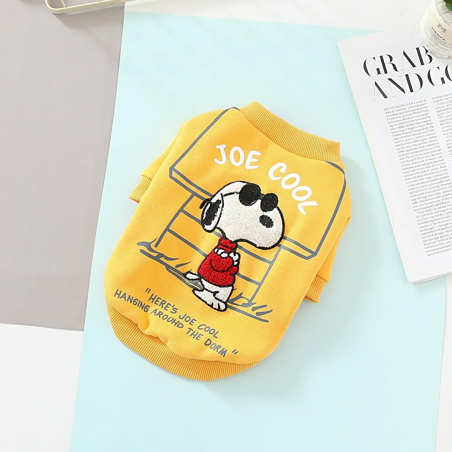 Snoopy New Pet Clothes coat Autumn Winter Pet Clothes Jacket Dog Clothes Sweater Cute Pet Towel Embroidered Fleece Sweater
Snoopy New Pet Clothes coat Autumn Winter Pet Clothes Jacket Dog Clothes Sweater Cute Pet Towel Embroidered Fleece Sweater