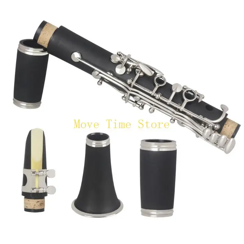 92me Clarinet Flat Silver 17 Beginners Студент Clarinet с корпусом переноски
92me Clarinet Flat Silver 17 Beginners Студент Clarinet с корпусом переноски