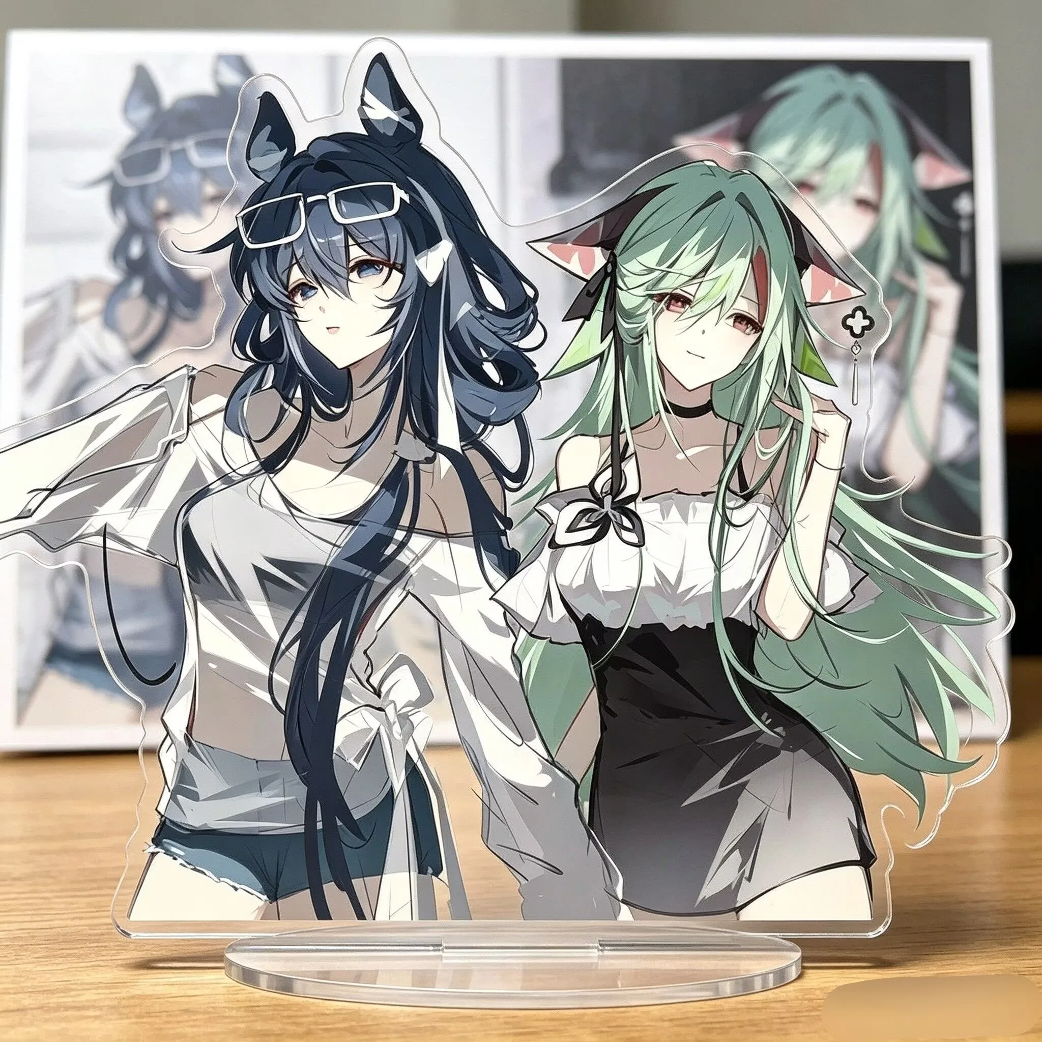 Honor 'Gongsun Li x Shaosi Yuan' Fan style acrylic standing plaque high aesthetic desktop ornament, millet gift
Honor 'Gongsun Li x Shaosi Yuan' Fan style acrylic standing plaque high aesthetic desktop ornament, millet gift