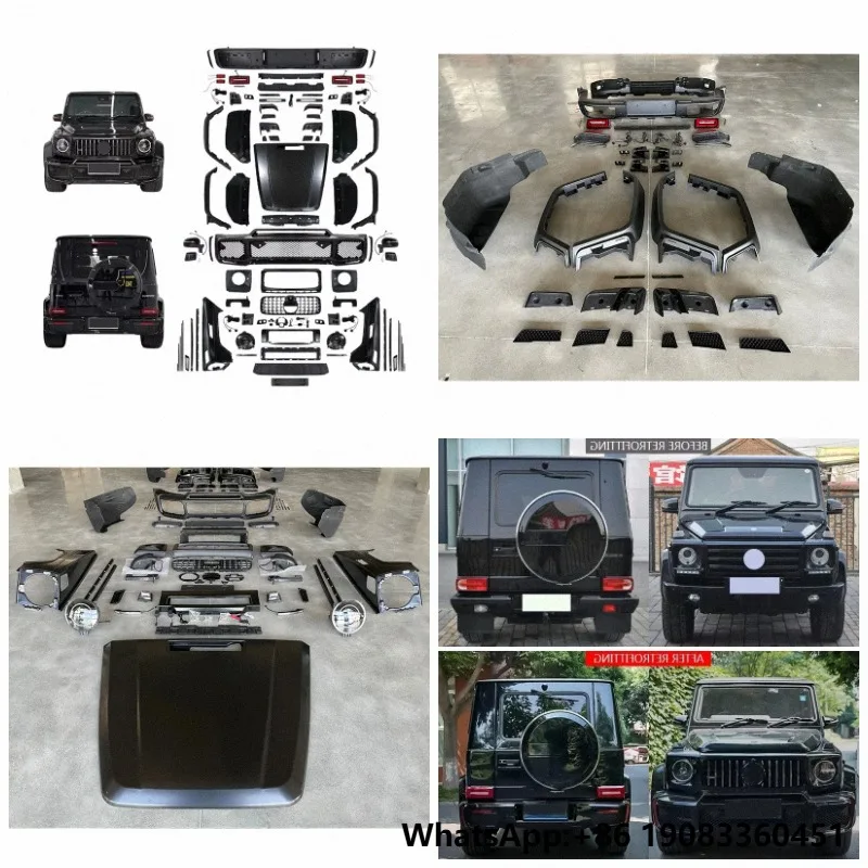2022 for Benz G-Class W463 Car Upgrade Body Kit New Condition Front Bumper Rear Bumper Headlights Taillights-2003-2018
2022 for Benz G-Class W463 Car Upgrade Body Kit New Condition Front Bumper Rear Bumper Headlights Taillights-2003-2018