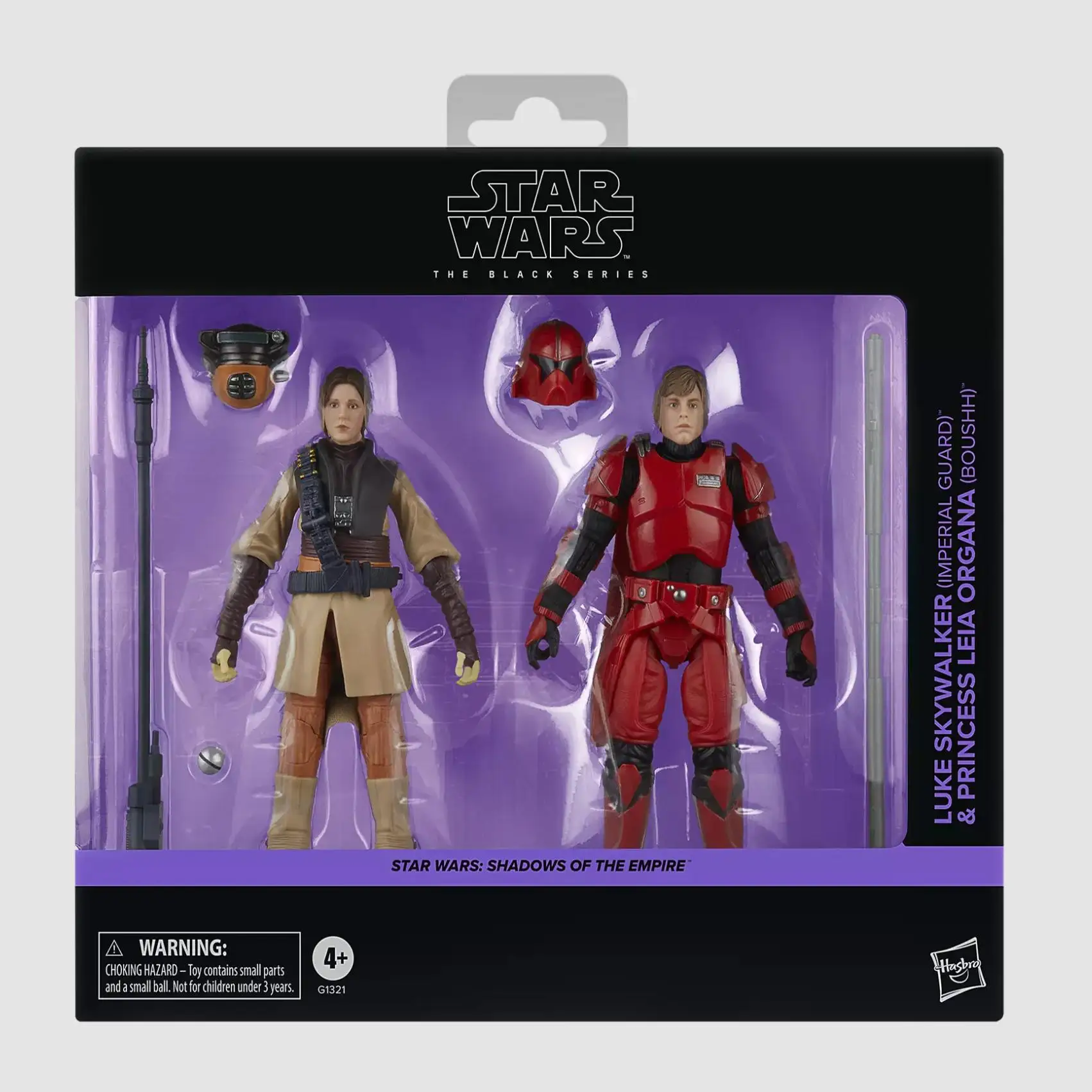 Hasbro STAR WARS The Black Series Luke Skywalker (Imperial Guard) & Princess Leia Organa (Boushh) G1321
Hasbro STAR WARS The Black Series Luke Skywalker (Imperial Guard) & Princess Leia Organa (Boushh) G1321
