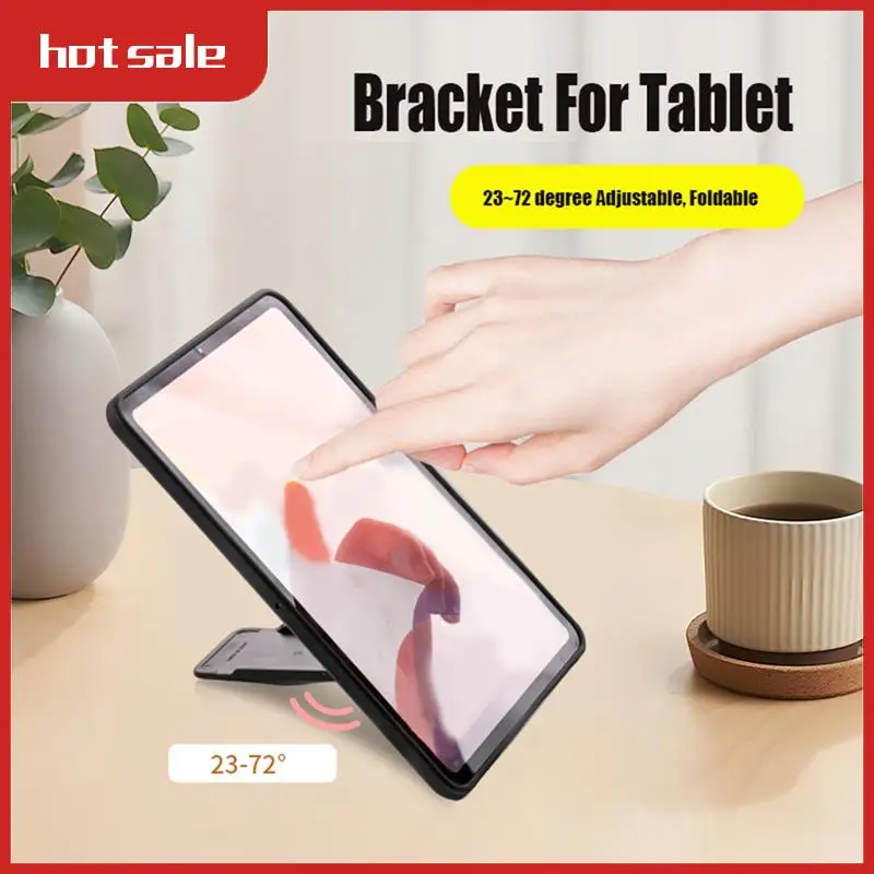 VVNB-Universal Tablet Stand Foldable Storage Sticky Tablet Bracket For Desktop E-Reader Bracket Tablet Holder Dark
VVNB-Universal Tablet Stand Foldable Storage Sticky Tablet Bracket For Desktop E-Reader Bracket Tablet Holder Dark