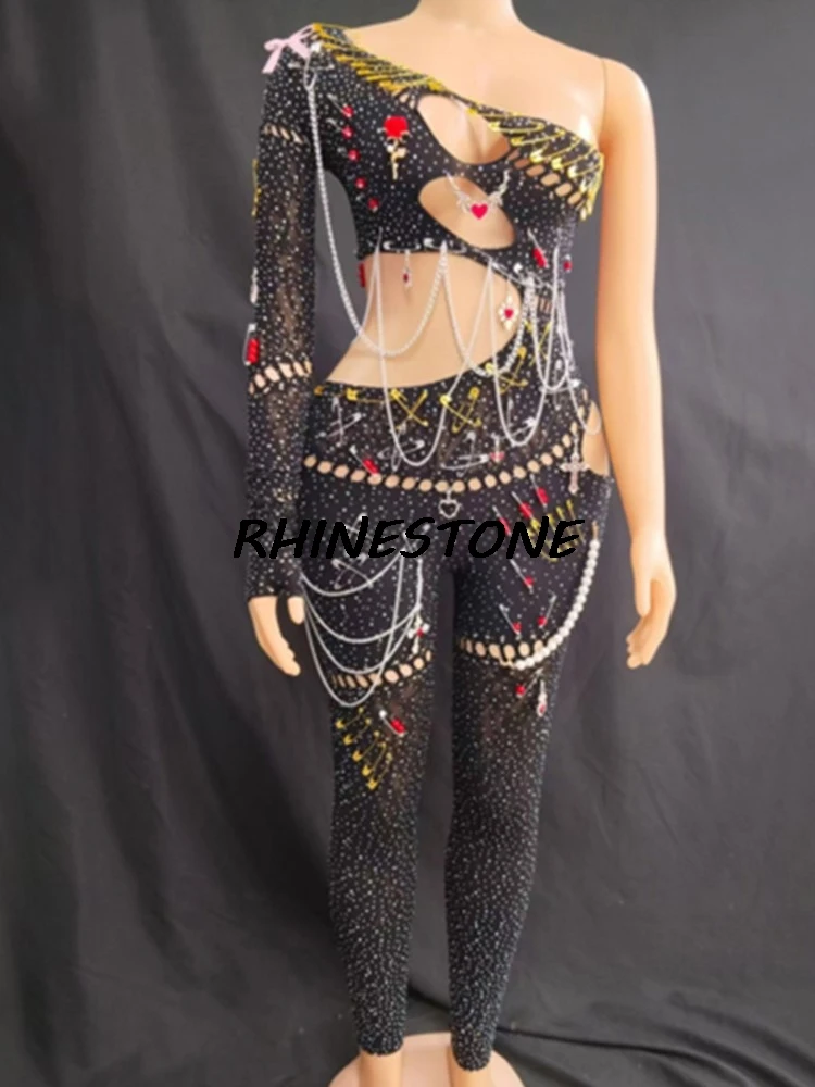 Luxury Women's Elegant Modest Evening Jumpsuit With Pearls & Diamonds Factory Sale Formal Party Club Casual Style
Luxury Women's Elegant Modest Evening Jumpsuit With Pearls & Diamonds Factory Sale Formal Party Club Casual Style