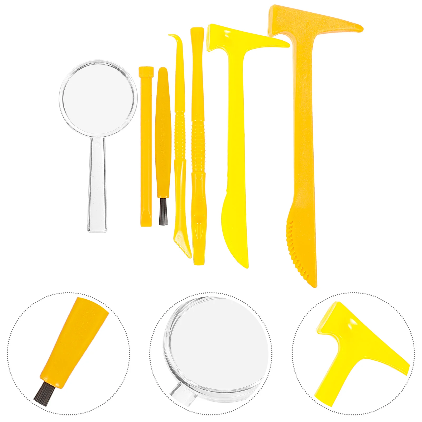 21pcs Digging Hammer Chisel Brush Archaeological Excavation Tools Educational Digging Tools dig toys gemstone digging kit
21pcs Digging Hammer Chisel Brush Archaeological Excavation Tools Educational Digging Tools dig toys gemstone digging kit
