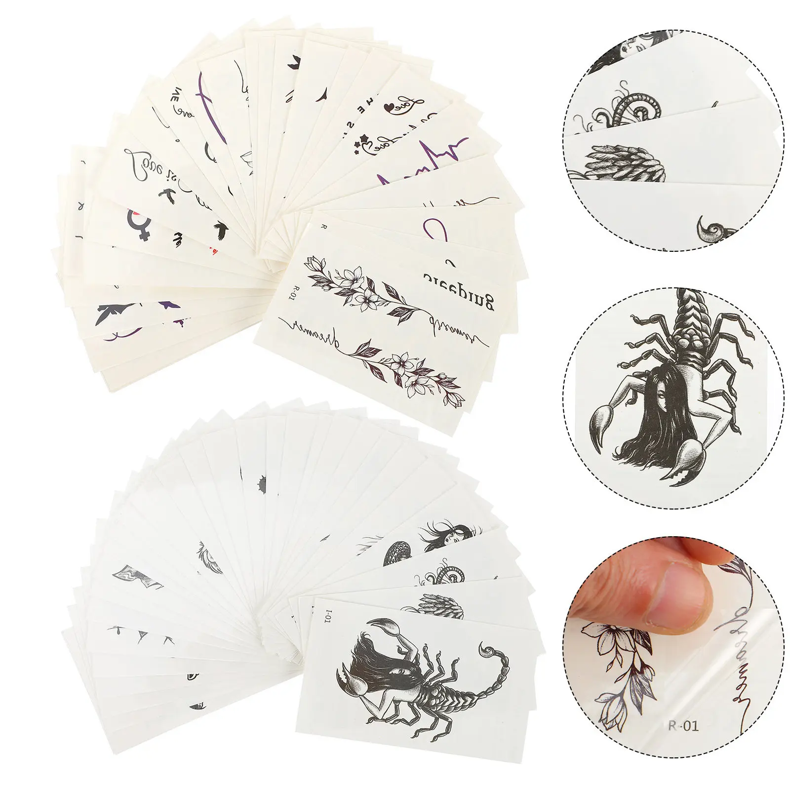 Sexy Temporary Sticker for Adults Body Art Arm Decor Realistic Flower Animal Tattoo Stickers Waterproof Long Lasting Wear
Sexy Temporary Sticker for Adults Body Art Arm Decor Realistic Flower Animal Tattoo Stickers Waterproof Long Lasting Wear