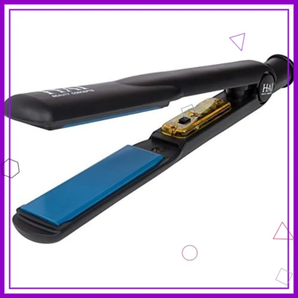 Professional Fast Heating Flat Iron with 5 Temperature Levels for All Hair Types - Classic Blue
Professional Fast Heating Flat Iron with 5 Temperature Levels for All Hair Types - Classic Blue