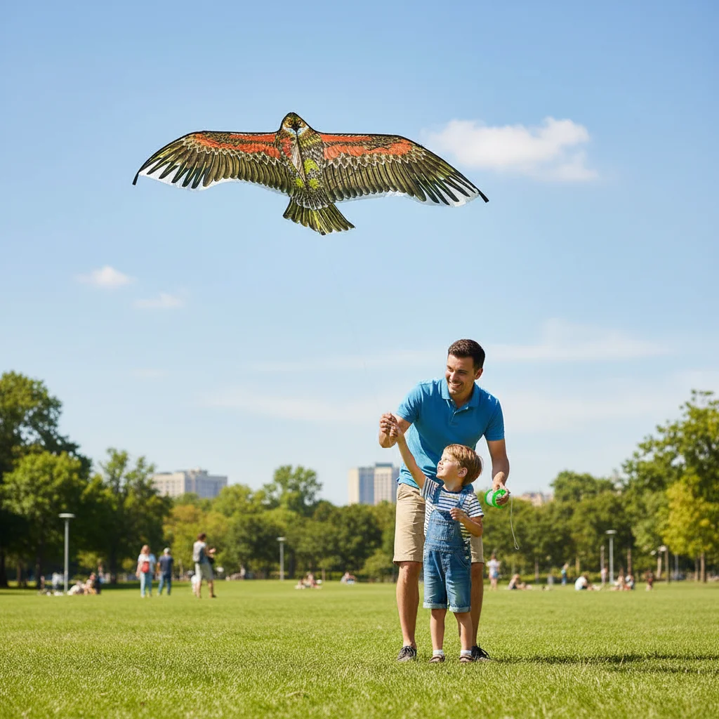 Large Eagle Kite For Kids Adults Realistic Bird Repeller For Garden Farm Outdoor Sports Flying Toy With Handle Line 120cm
Large Eagle Kite For Kids Adults Realistic Bird Repeller For Garden Farm Outdoor Sports Flying Toy With Handle Line 120cm