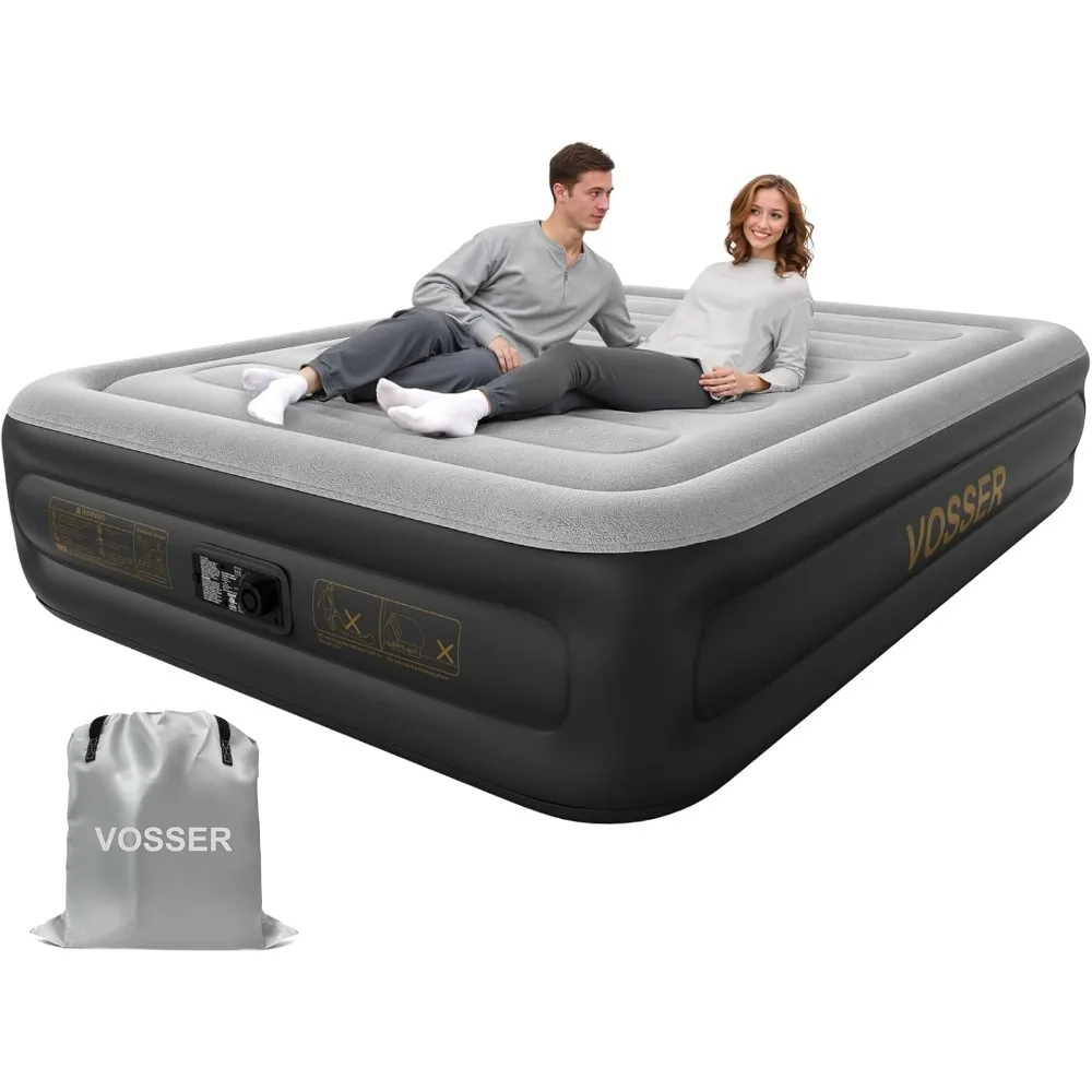 Air Mattress Queen Built in Pump 18'' Inflatable Mattress 2 Mins Self-Inflation/Deflation,Thicker Blow up Mattress Leak-Proof
Air Mattress Queen Built in Pump 18'' Inflatable Mattress 2 Mins Self-Inflation/Deflation,Thicker Blow up Mattress Leak-Proof